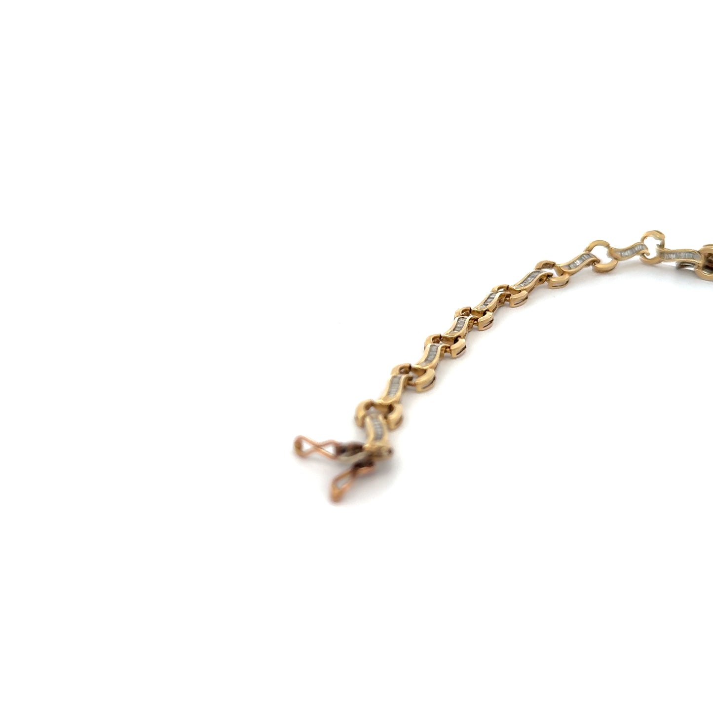 Diamond Bracelet 11.6g, 14k Gold