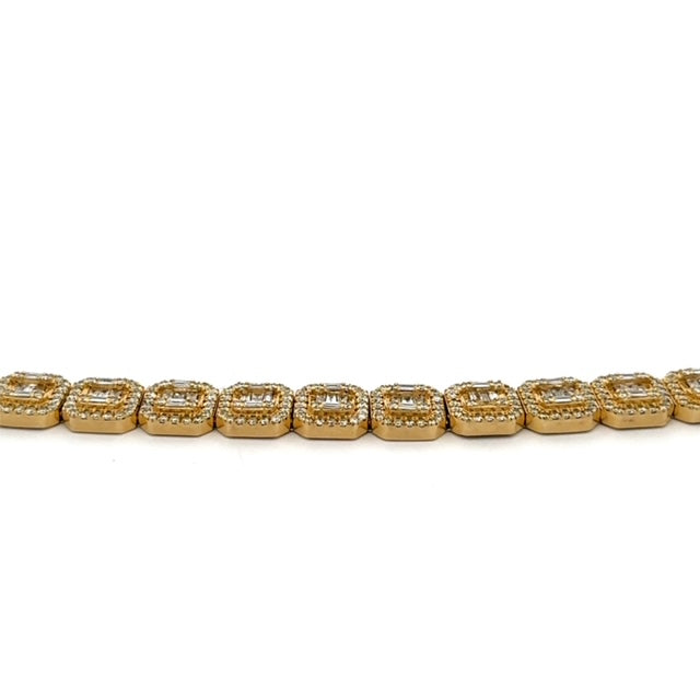 Diamond Bracelet 35.5g,14k