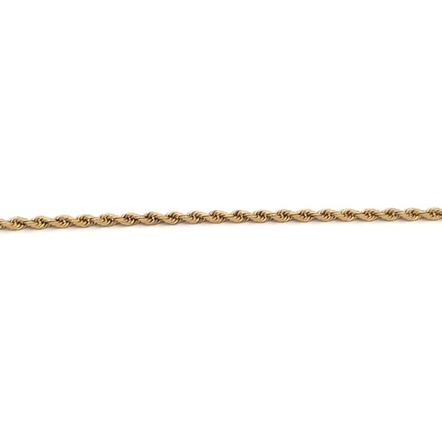 Yellow Gold Rope Chain 7.9g 14k 18.5"