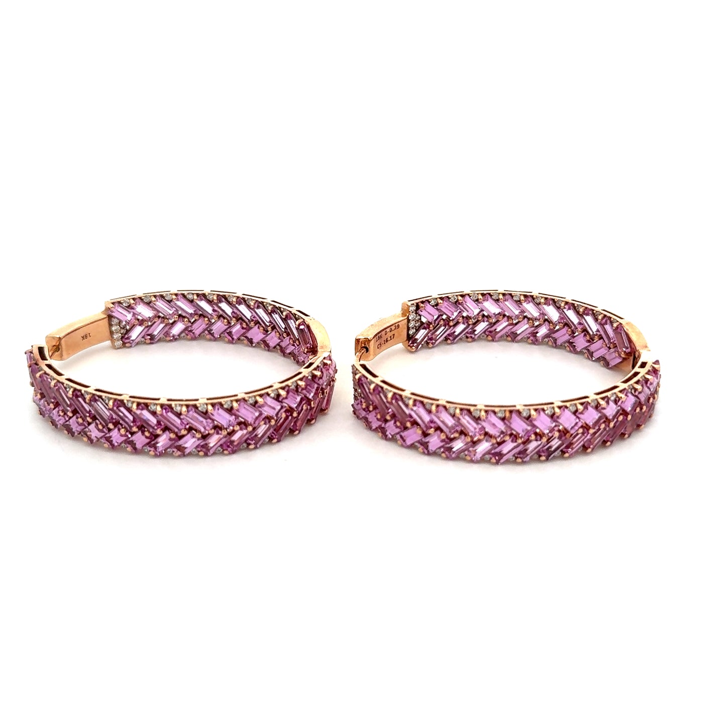 Hoop Earrings 18k, 20.6g