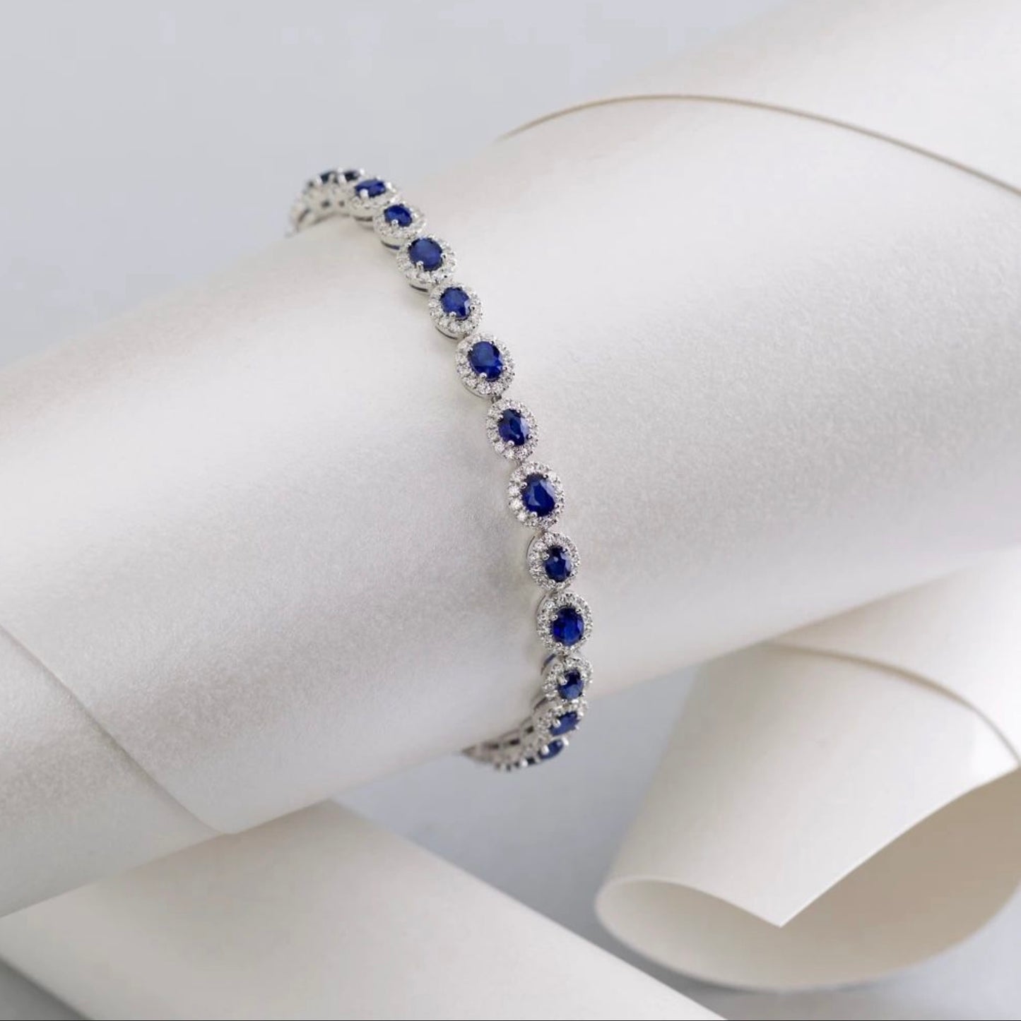 Sapphire Diamond Bracelet