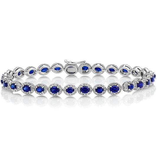 Sapphire Diamond Bracelet