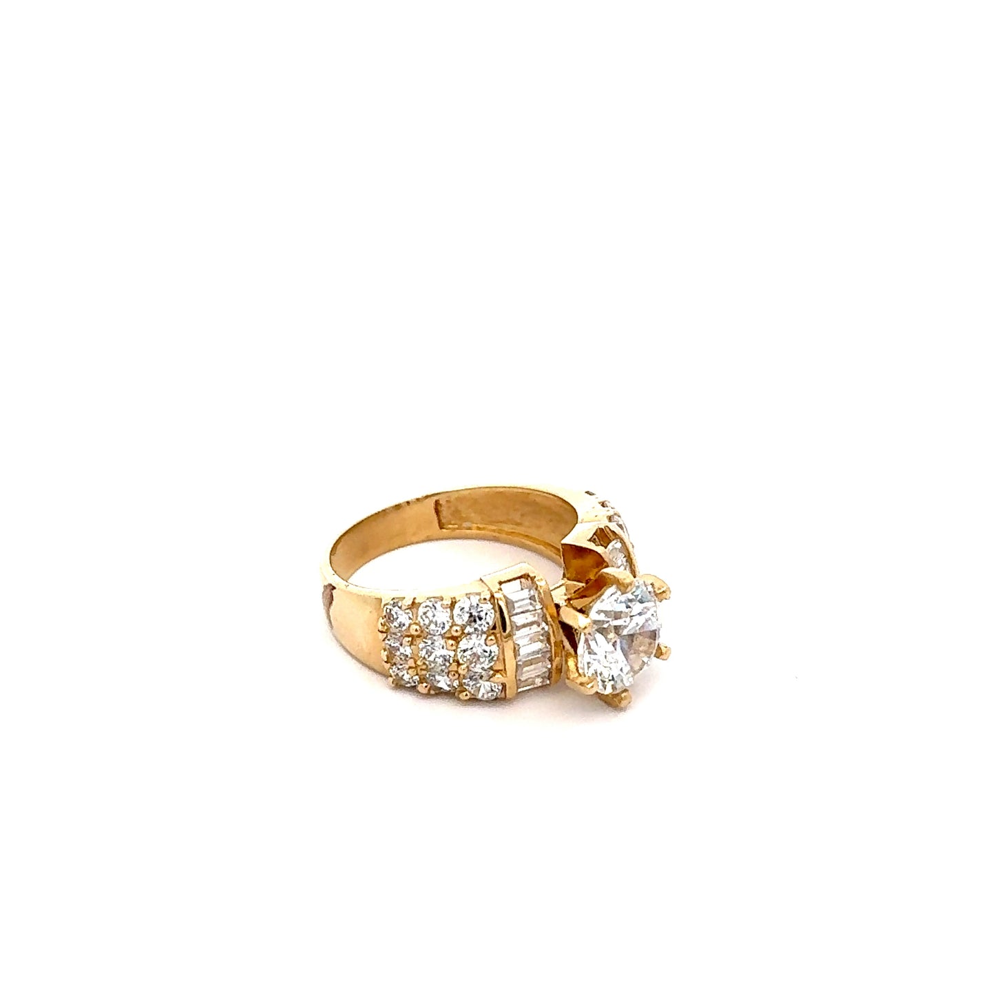 Cubic Zirconia 14K Ring