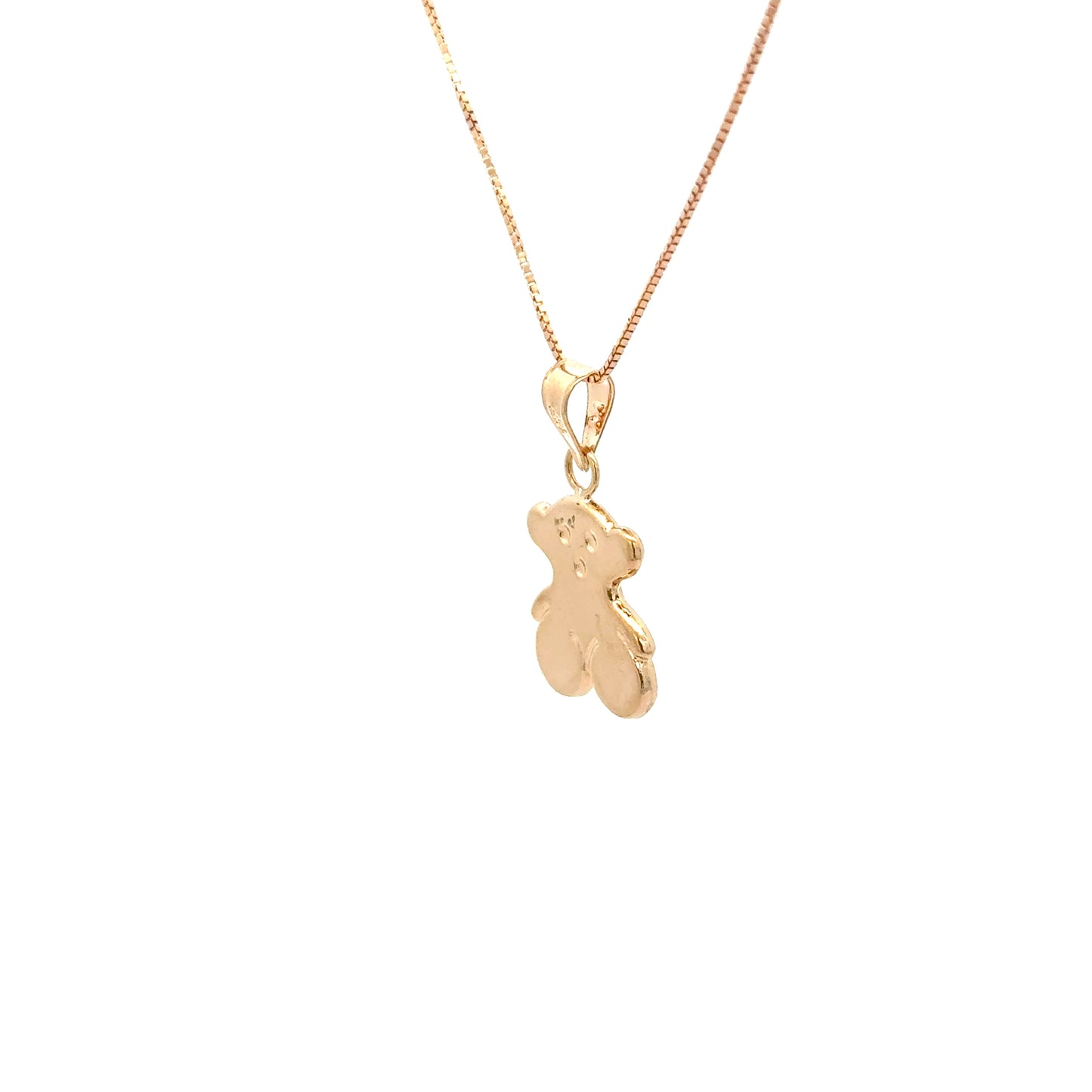 Chain With Sweet Dolls Bear Pendant 18k, 2.9g