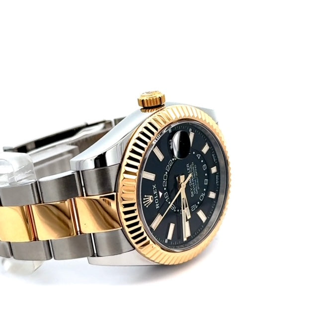 Rolex 42MM SKY-DWELLER with Black Dial