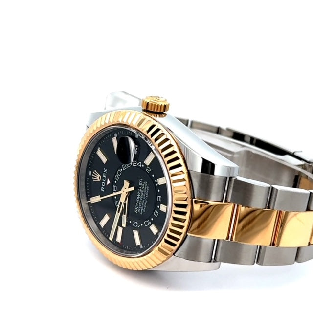 Rolex 42MM SKY-DWELLER with Black Dial