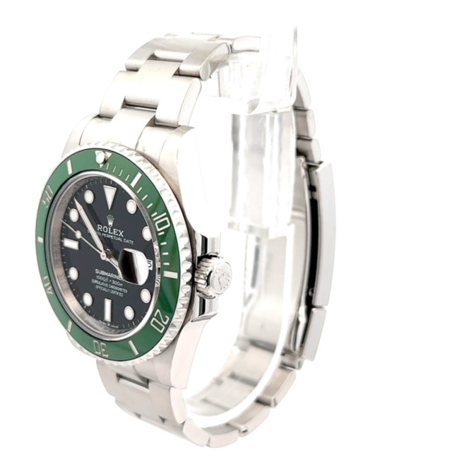 Rolex 41MM Submariner Date Black Dial with Green Ceramic Dial