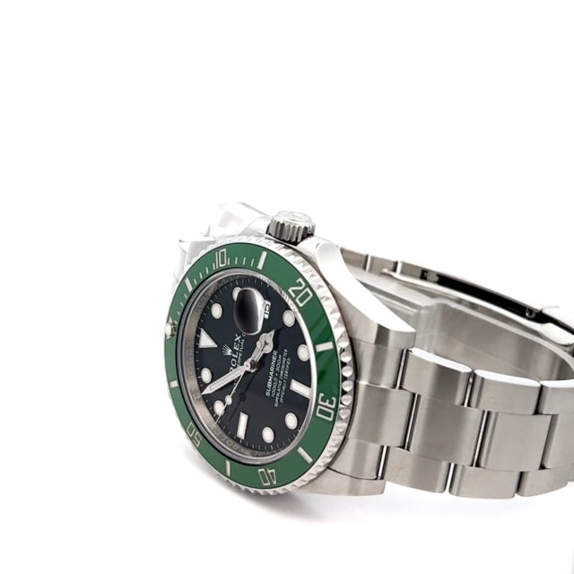 Rolex 41MM Submariner Date Black Dial with Green Ceramic Dial