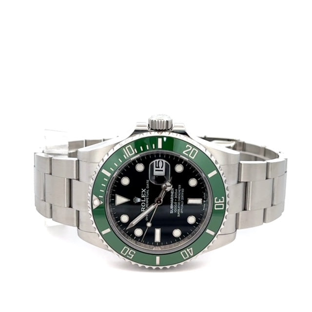 Rolex 41MM Submariner Date Black Dial with Green Ceramic Dial