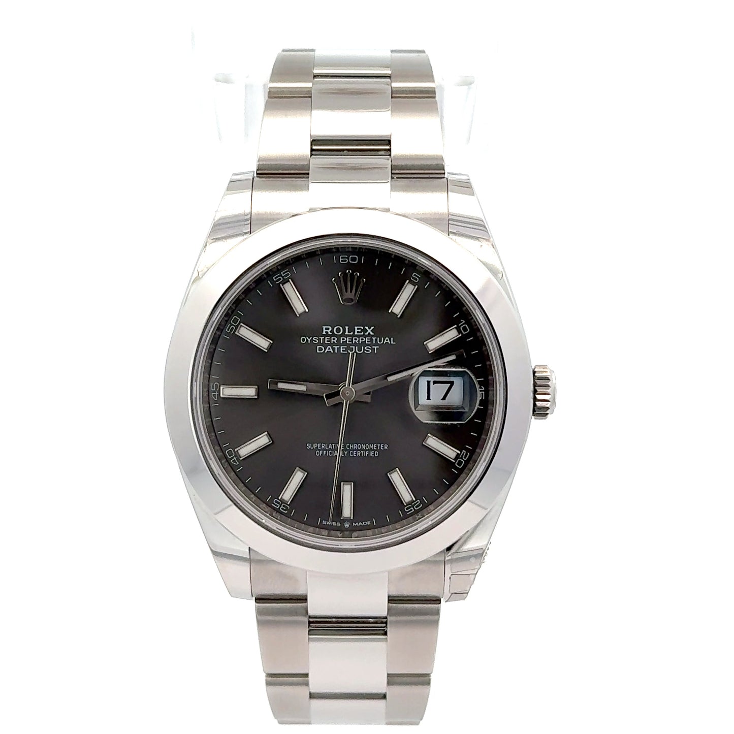 2022 Rolex Datejust Rhodhium Dial 41MM