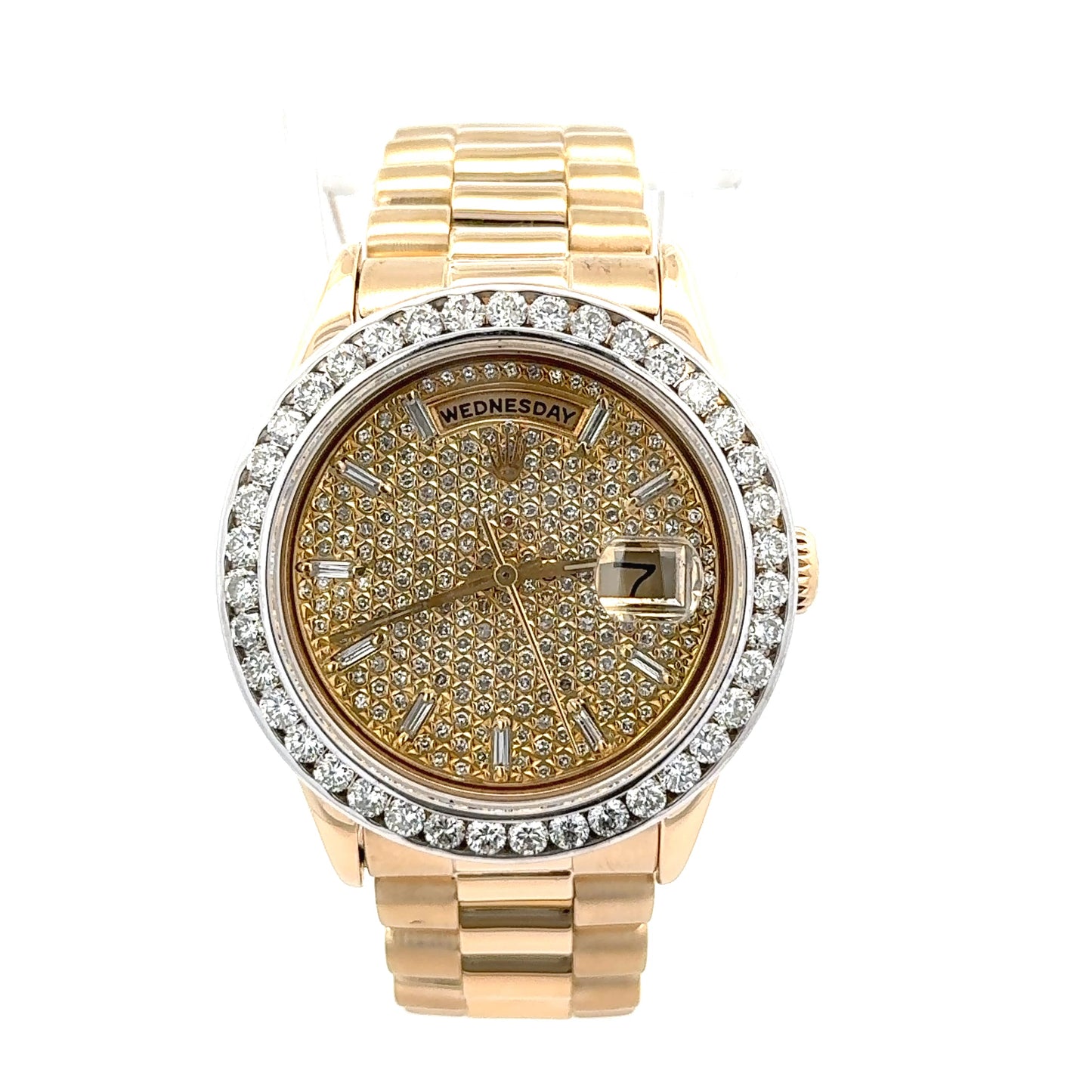 Rolex President Pave Diamond Dial 36MM