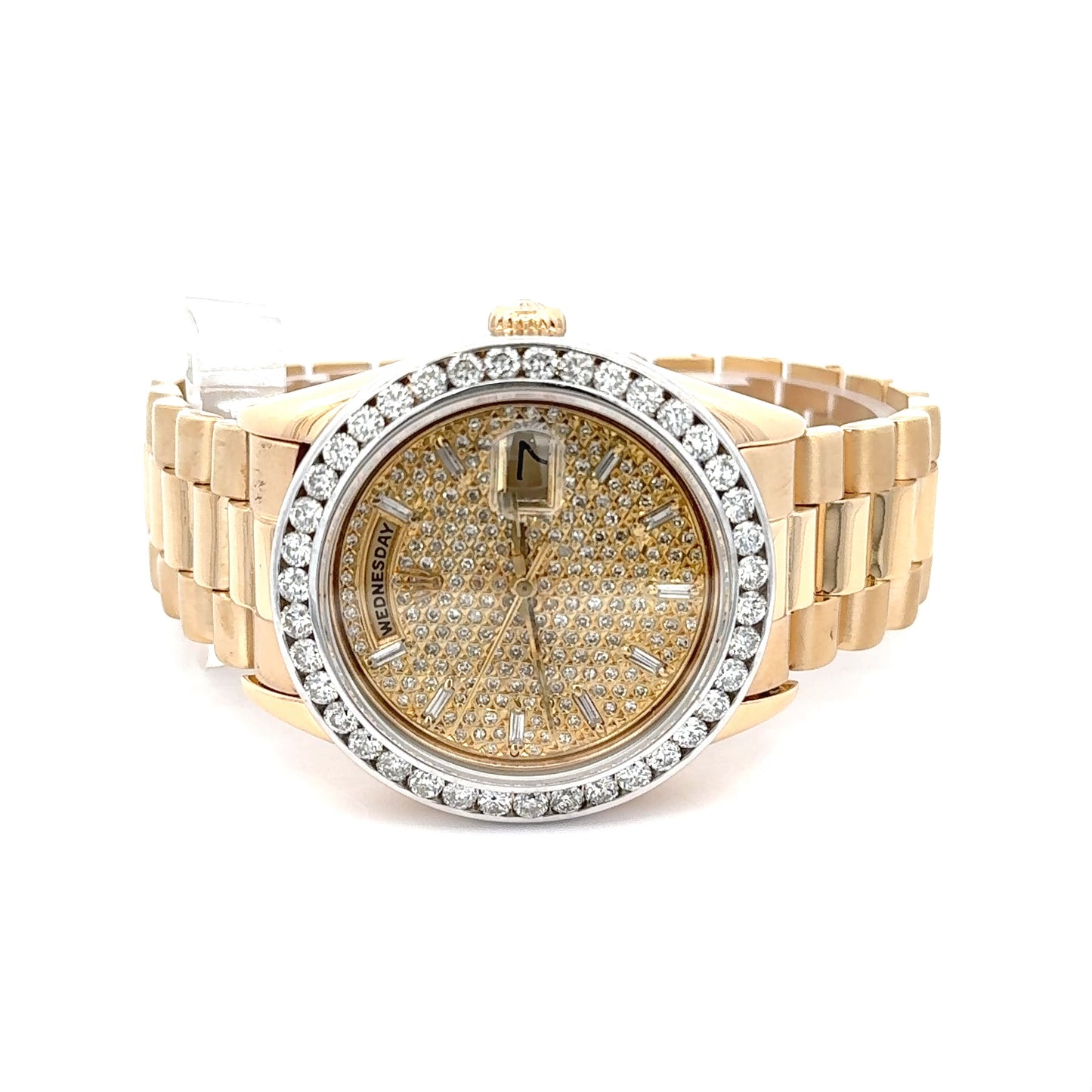 Rolex President Pave Diamond Dial 36MM