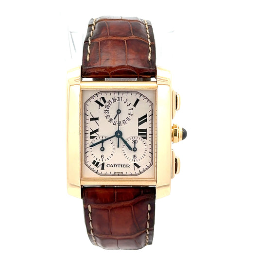 Cartier Tank Francaise 18k Yellow Gold