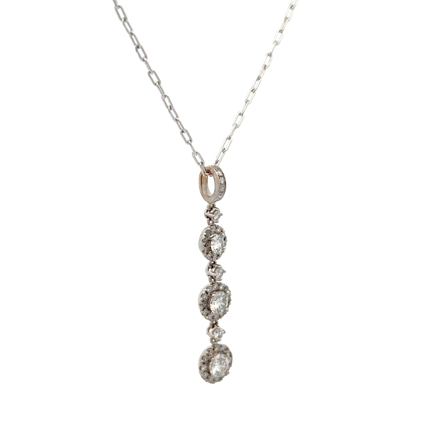 14k Chain with 18k Diamond Pendant 4.3g