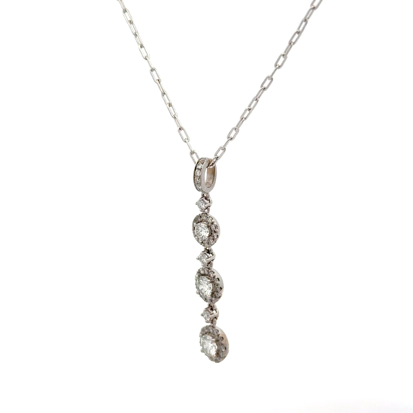 14k Chain with 18k Diamond Pendant 4.3g