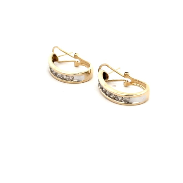 Diamond Earrings 5.4g, 14k