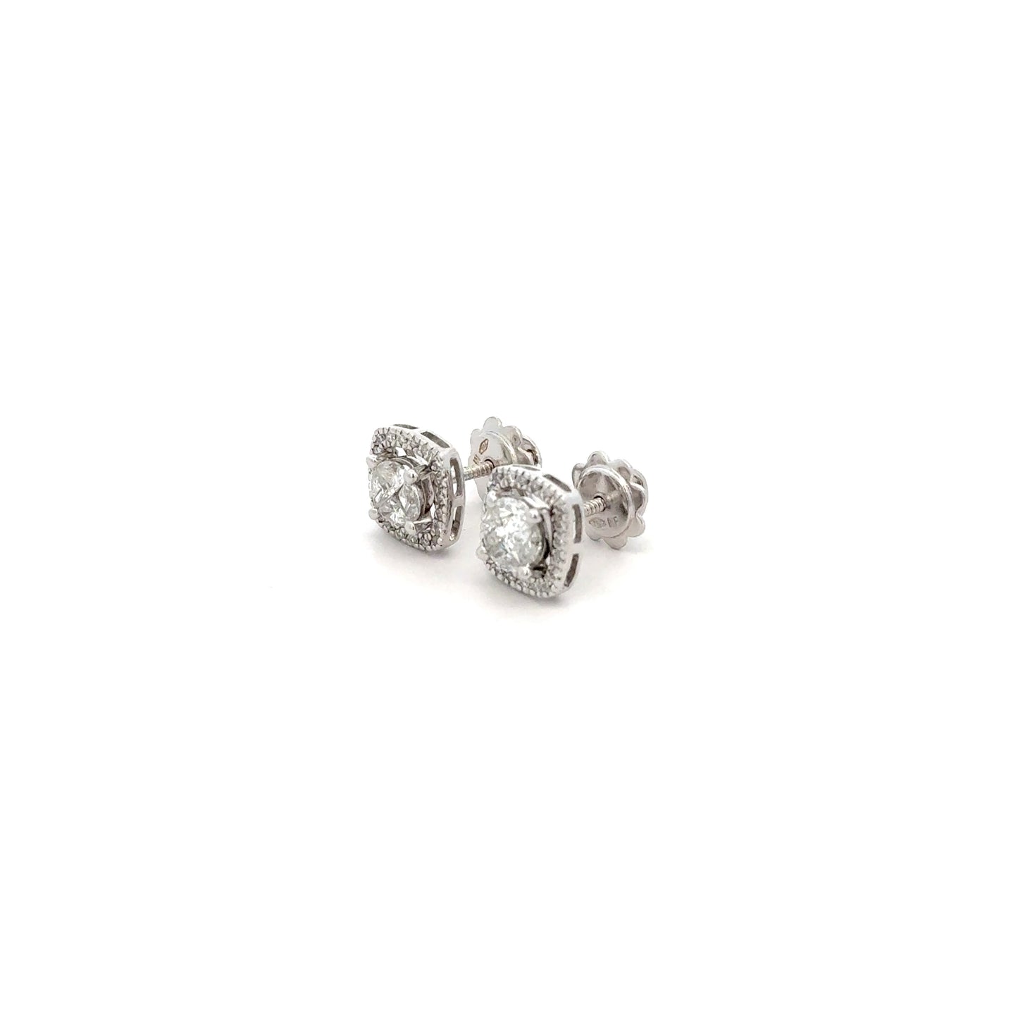 Diamond Earrings and Chain with Complete Set 6.4g, 14k