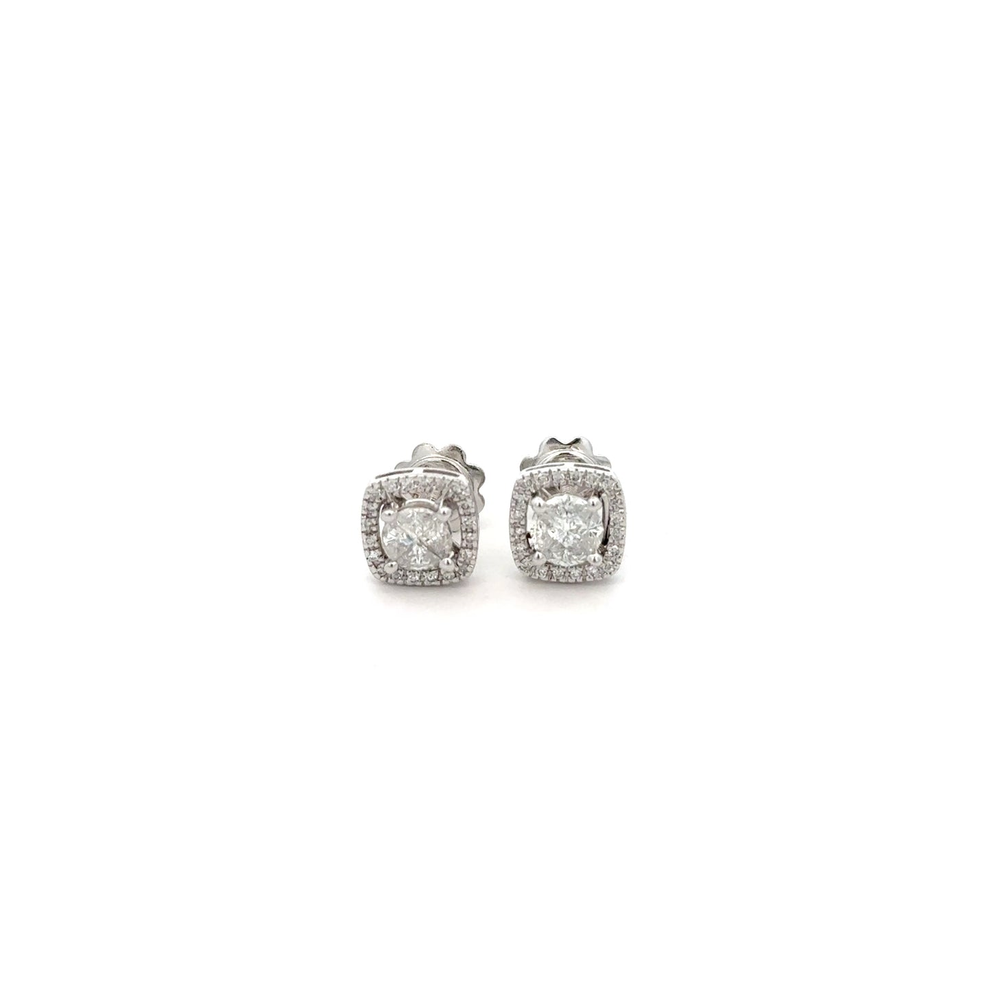 Diamond Earrings and Chain with Complete Set 6.4g, 14k