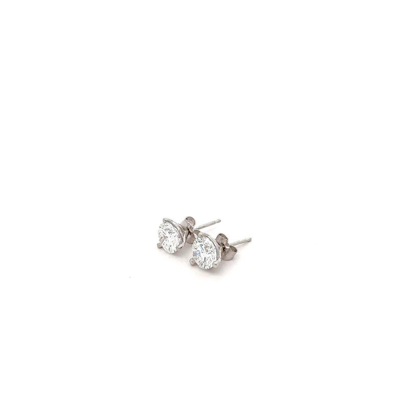 Diamond Earrings, 1.3g,2.0CT