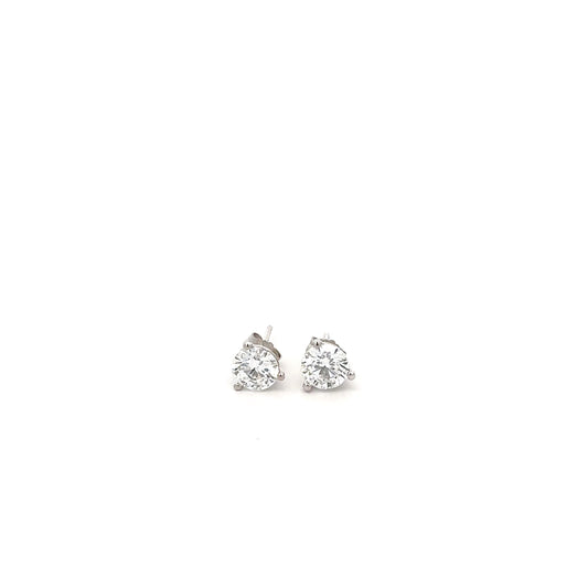 Diamond Earrings, 1.3g,2.0CT