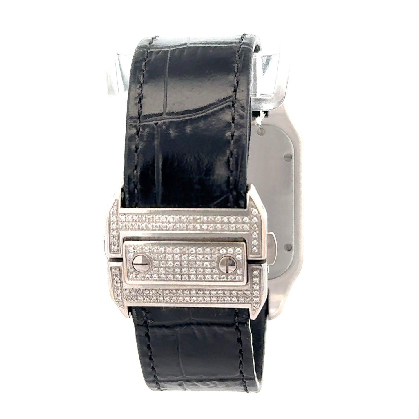 Cartier Santos XL Full Diamond VVS1