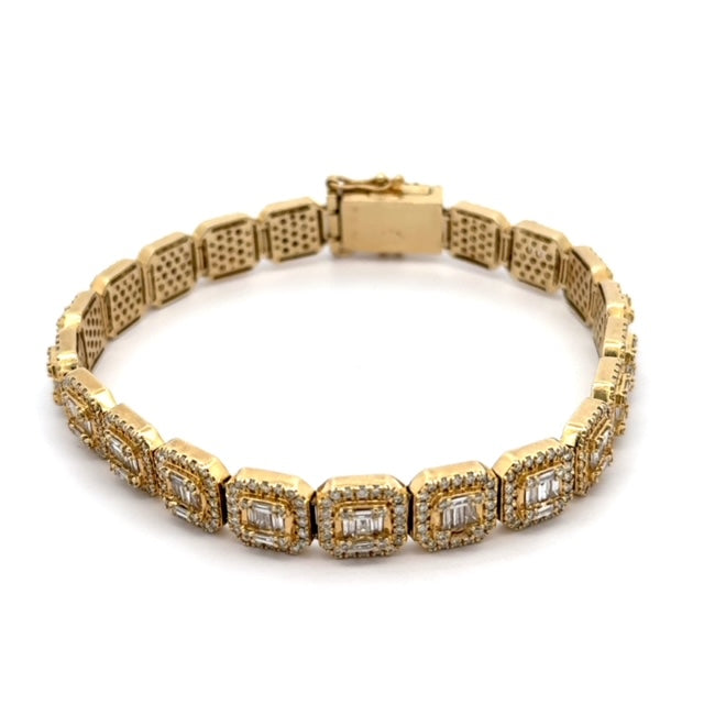 Diamond Bracelet 35.5g,14k