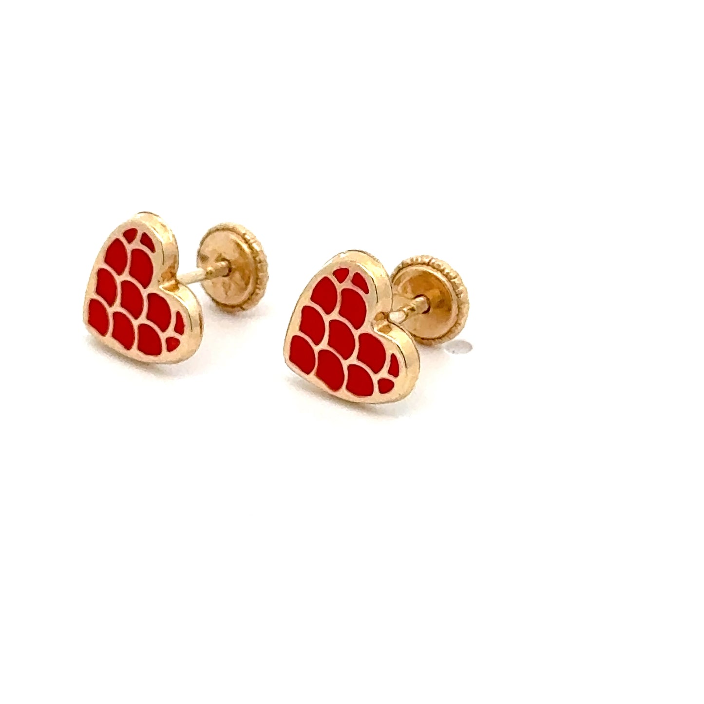 Heart Earrings 0.5g 14k