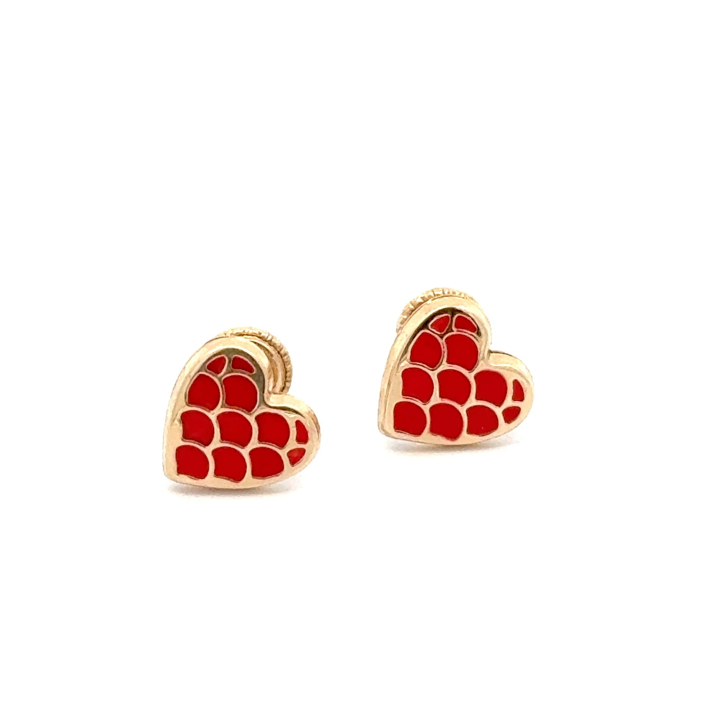 Heart Earrings 0.5g 14k