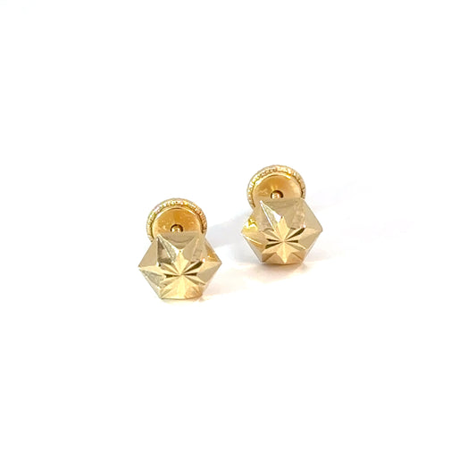 Earrings 0.4g, 14k