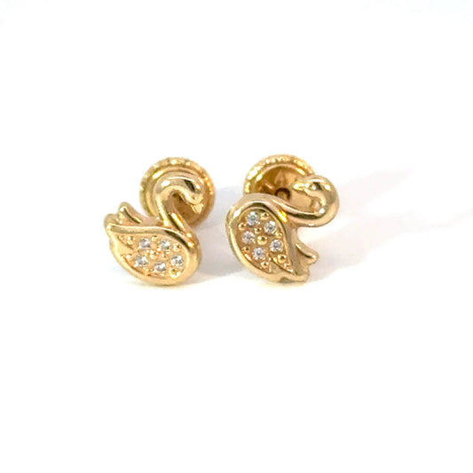 Earrings 0.4g, 14k