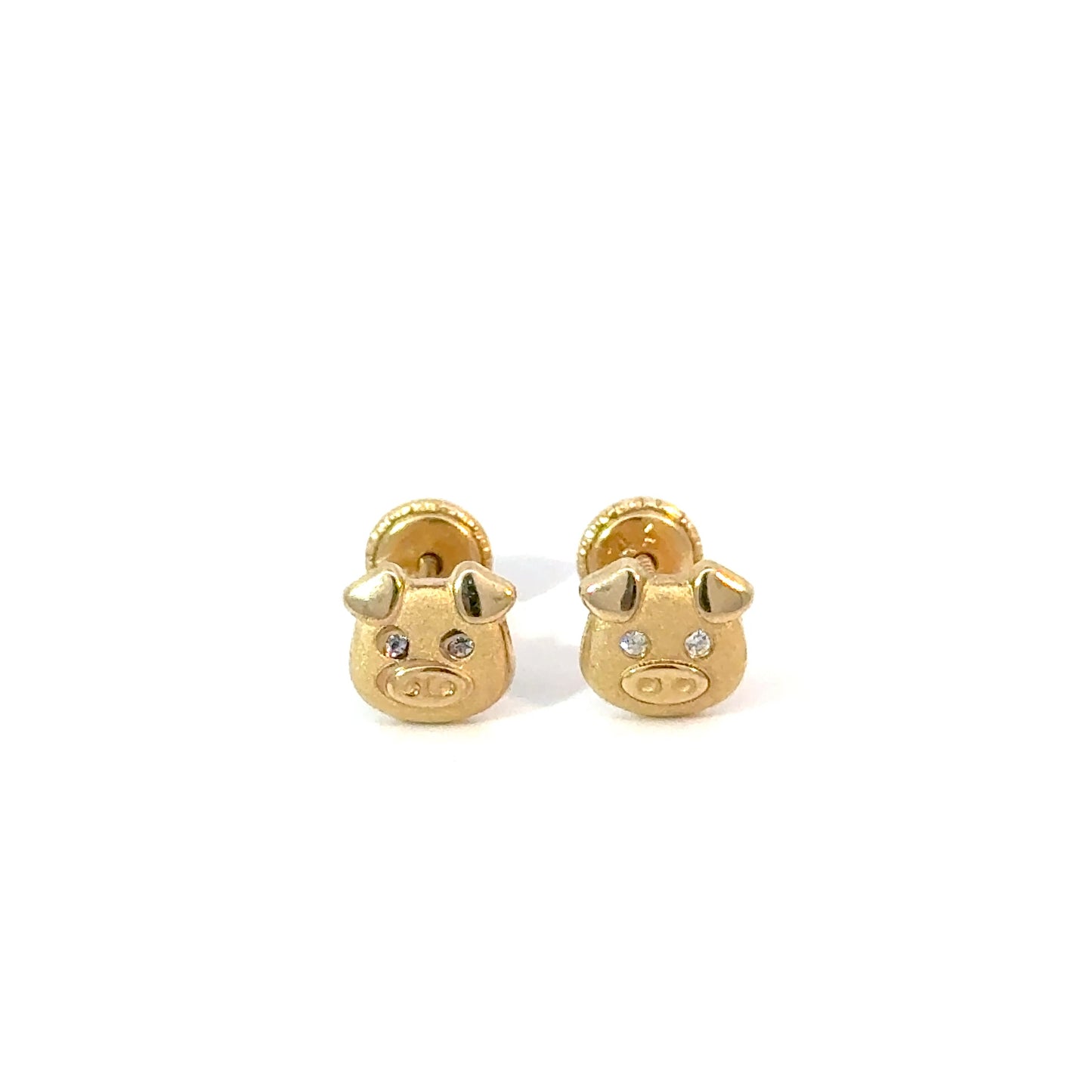 Earrings 0.4g, 14k