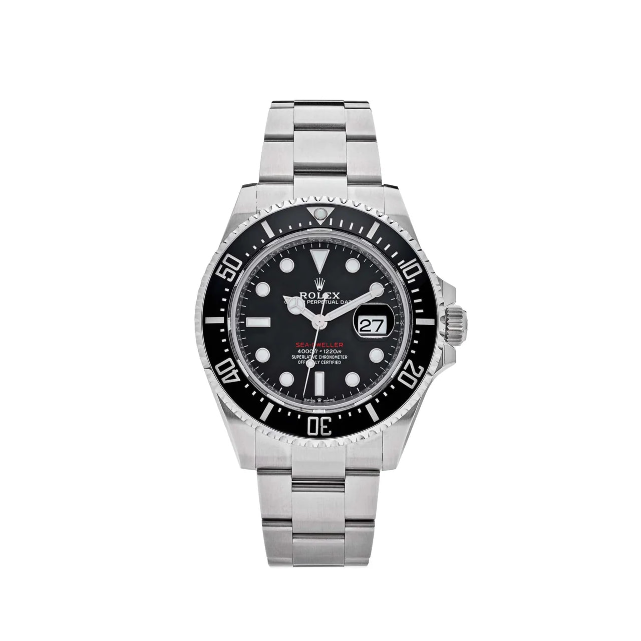 Rolex 43MM Sea-Dweller with RED Letters 50th Anniversary Ceramic Black Dial