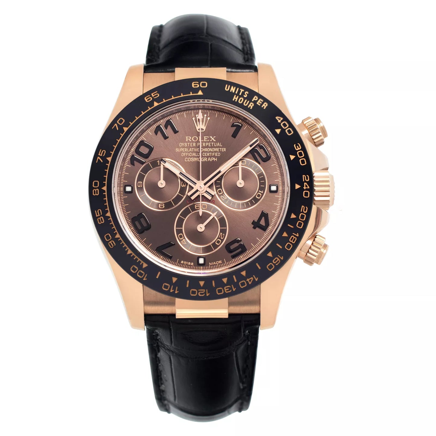 Rolex Daytona Ceramic Chocolate Arabic Dial 40MM